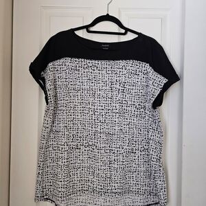 Calvin Klein Monochrome Patterned Blouse